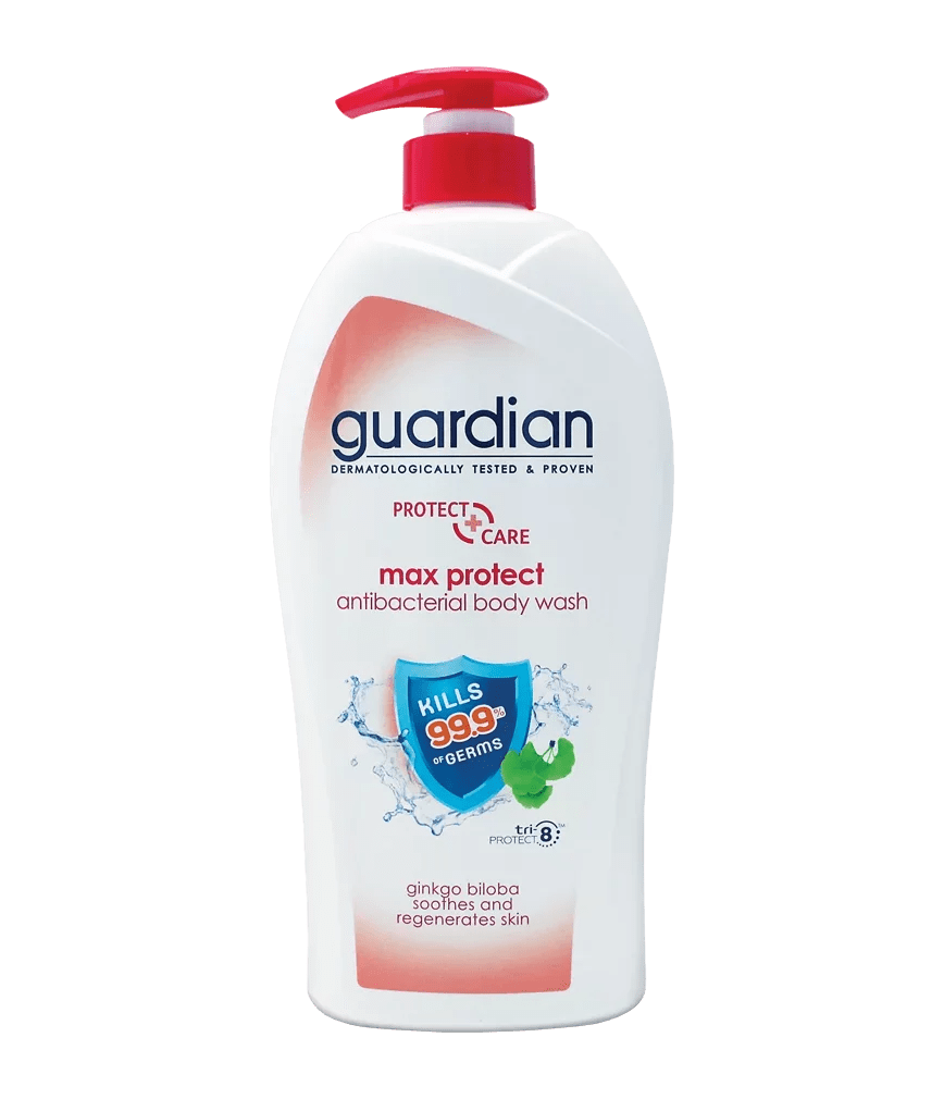 Guardian Max Protect AntiBacterial Body Wash 1000ml Rose Pharmacy