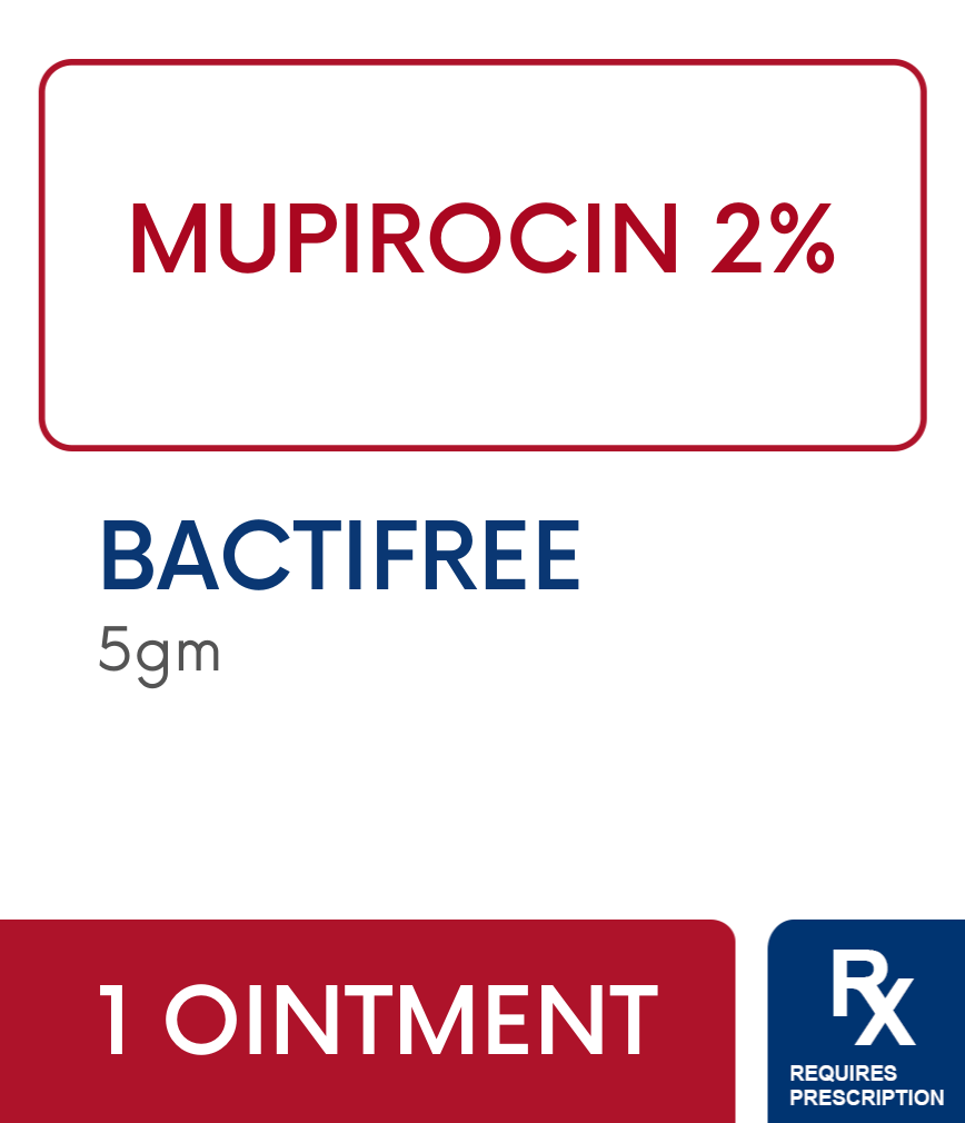 Bactifree Ointment 5Gm Rose Pharmacy Medicine Delivery