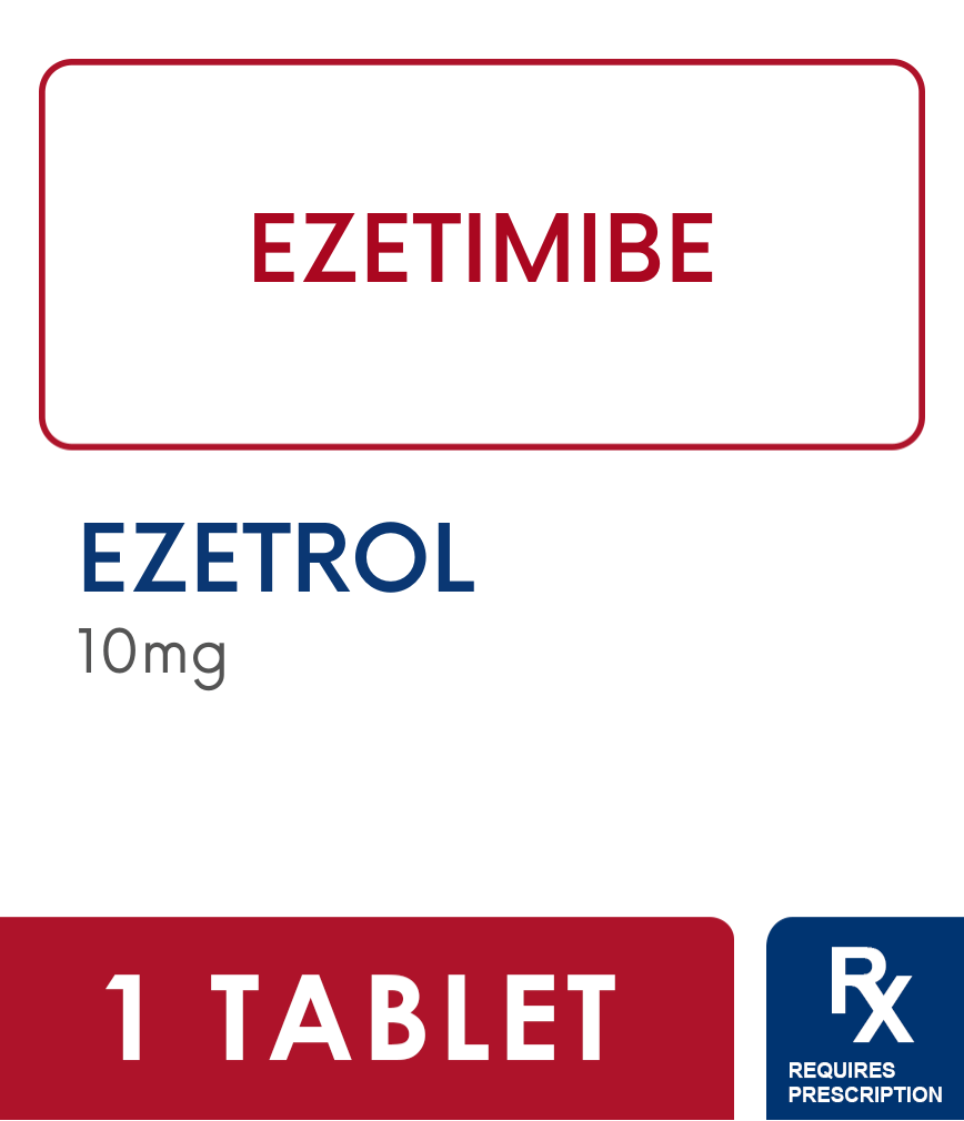Ezetrol 10Mg Tablet Available at Rose Pharmacy.