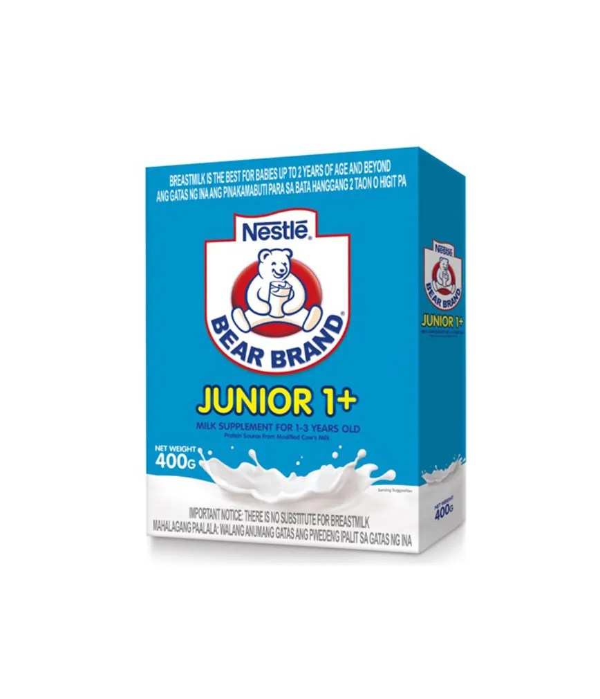 Bear Brand 1+ Jr Milk Supplement 13 Years Old 420G Rose Pharmacy