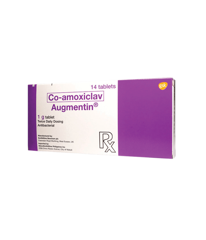 Augmentin 1G Tablet - Available At Rose Pharmacy