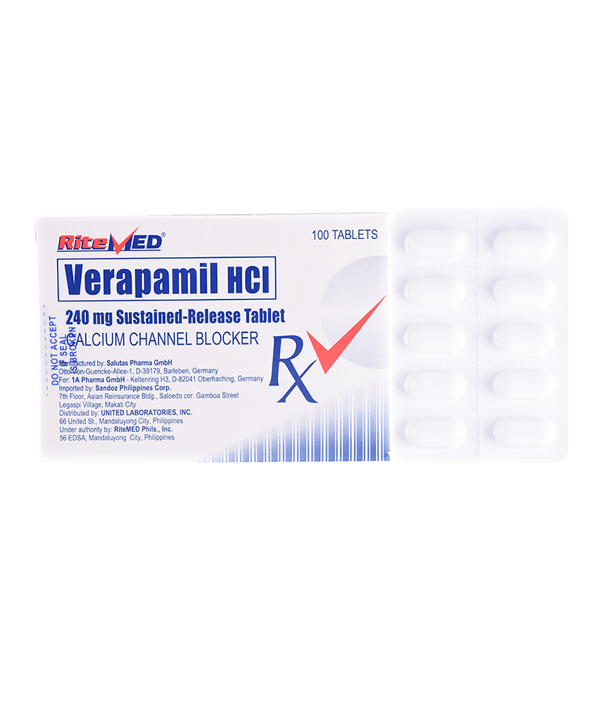 Verapamil 240mg Tablet Ritemed Rose Pharmacy Medicine Delivery