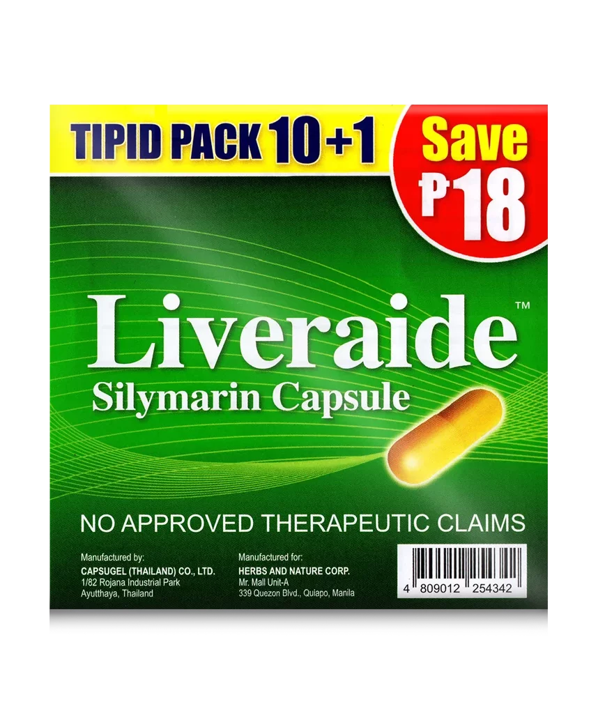 Liveraide Capsule 10+1 Pack Rose Pharmacy Medicine Delivery