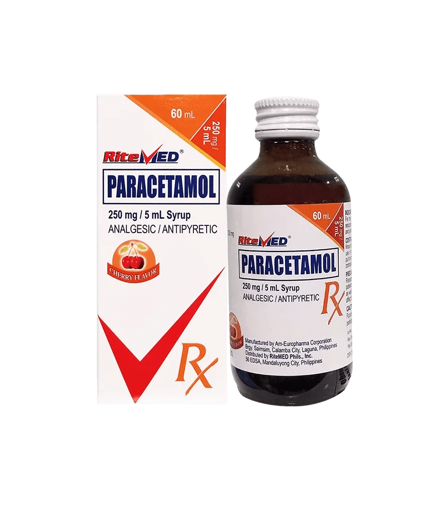 PARACETAMOL 250MG/5ML 60ML RITEMED Rose Pharmacy