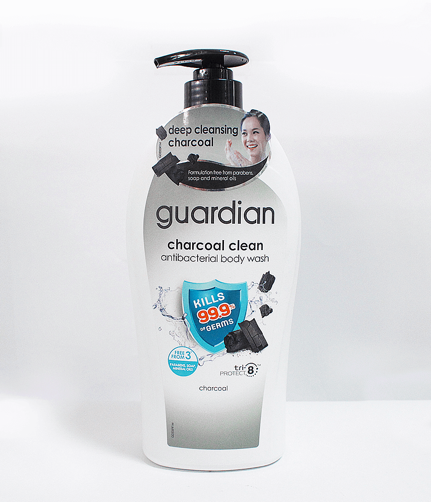 Guardian Charcoal AntiBacterial Body Wash 1L Rose Pharmacy Medicine