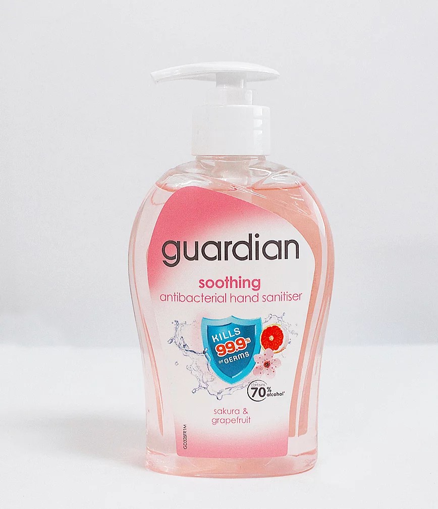 GUARDIAN SOOTHING HAND SANITIZER 250ml Rose Pharmacy Medicine Delivery