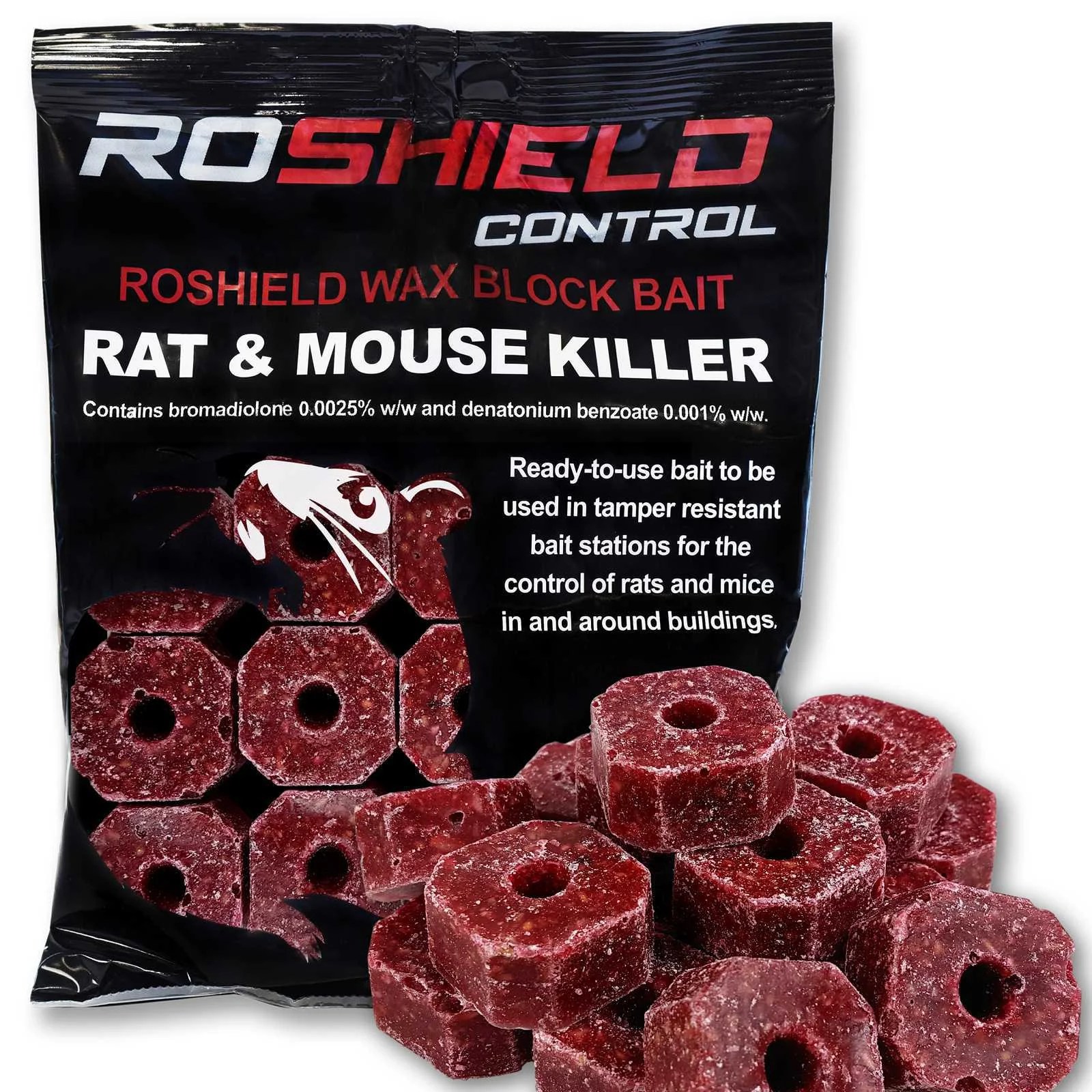 Roshield Wax Bait Blocks 300 grams Roshield