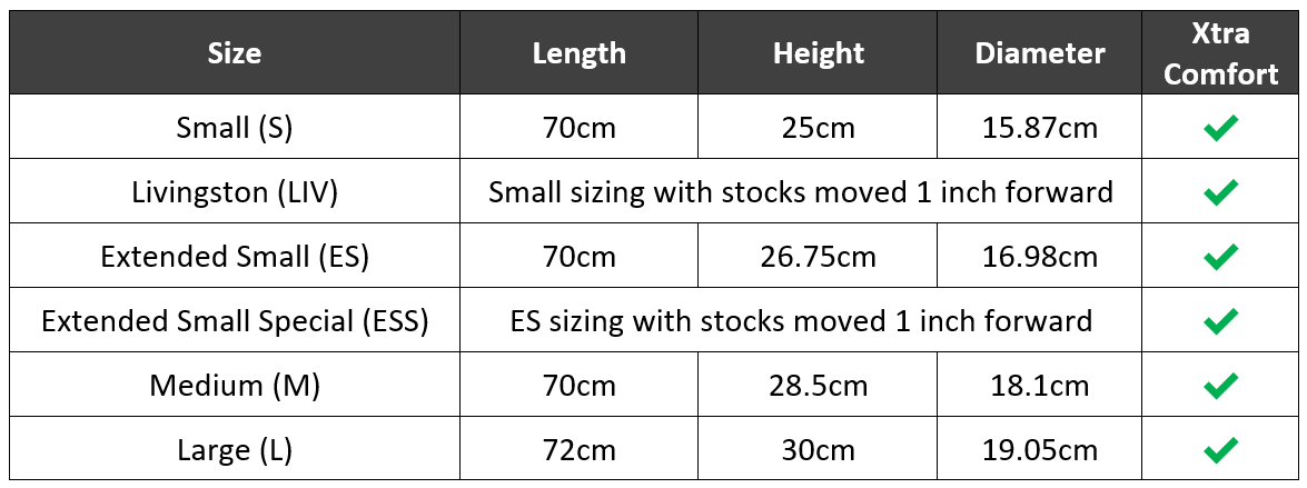 Bag Sizing Guide | Ross Bagpipe Bags