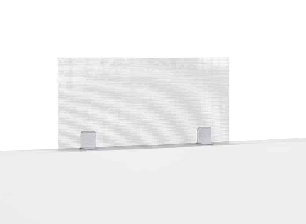 Avant Guarde™ 42" Clear SemiTransparent Tabletop Divider, includes