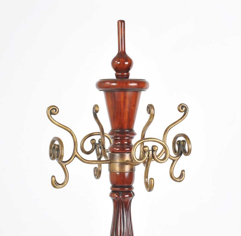 MAHOGANY HAT & COAT STAND