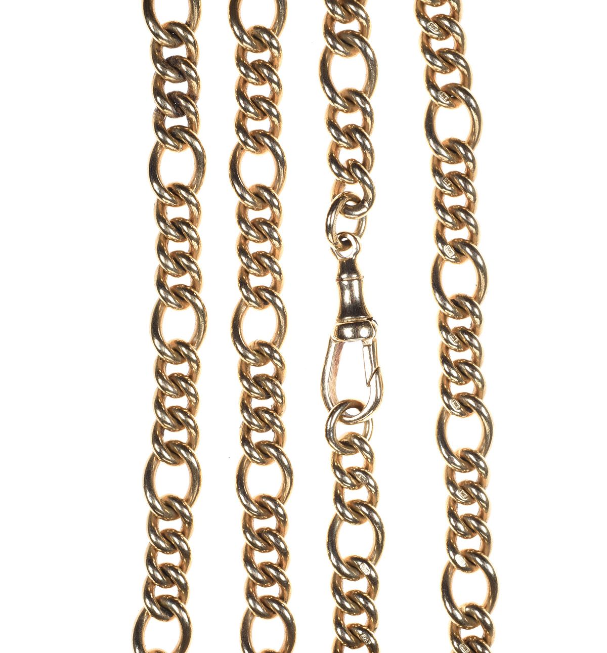 9CT GOLD ALBERT CHAIN
