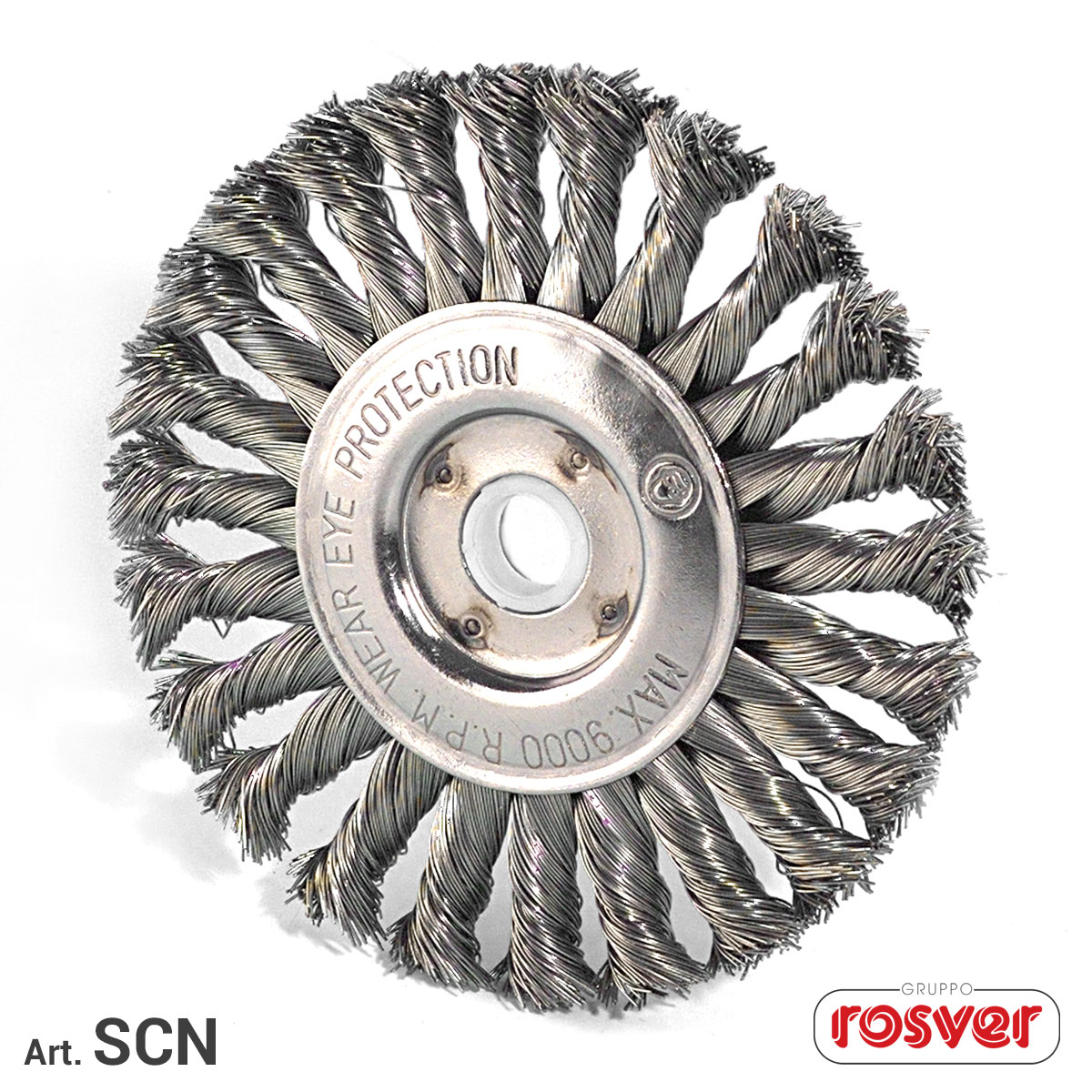 Twisted Knots Circular Brush Rosver Abrasives