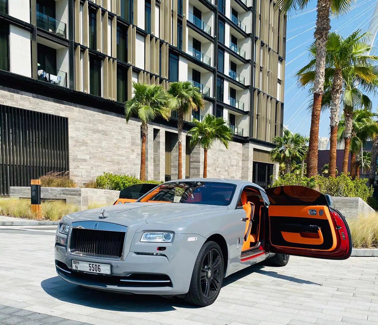 Rent Rolls Royce Wraith in Dubai Rotana Star