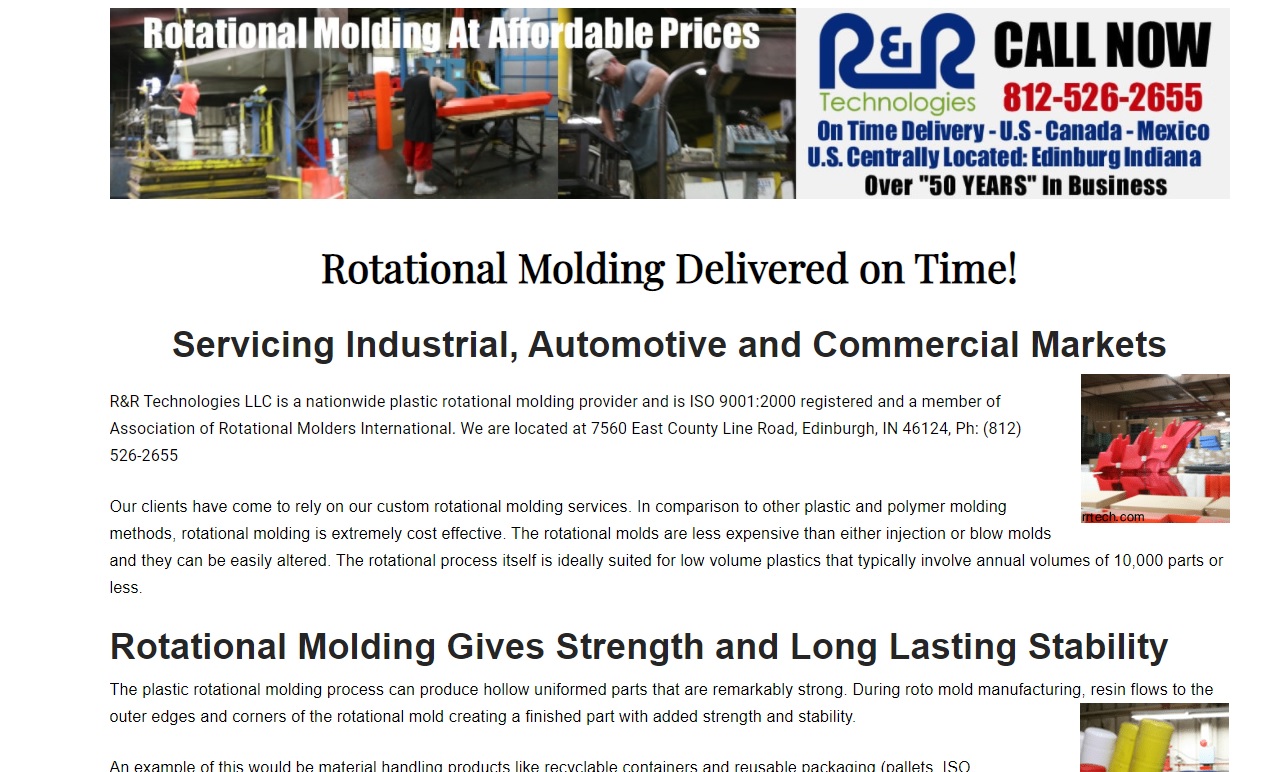 R & R Technologies LLC Rotationally Molded Plastics