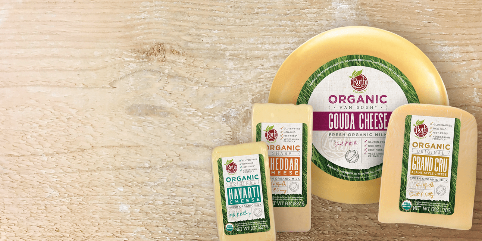 Certified Organic Cheeses Roth Cheese