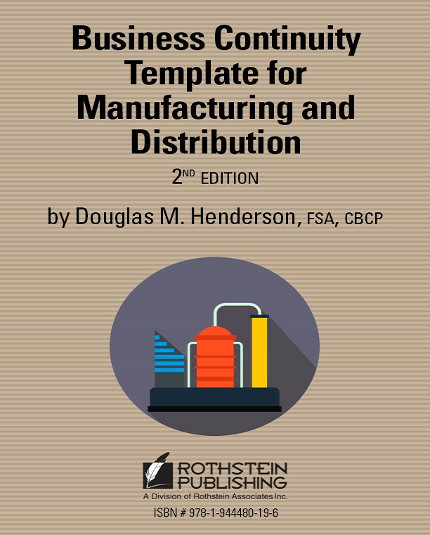 Business Continuity Template For Manufacturing and Distribution