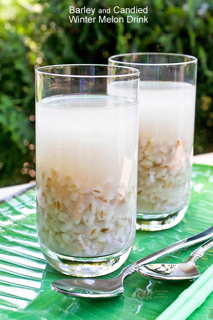 Barley and Candied Winter Melon Drink Roti n Rice