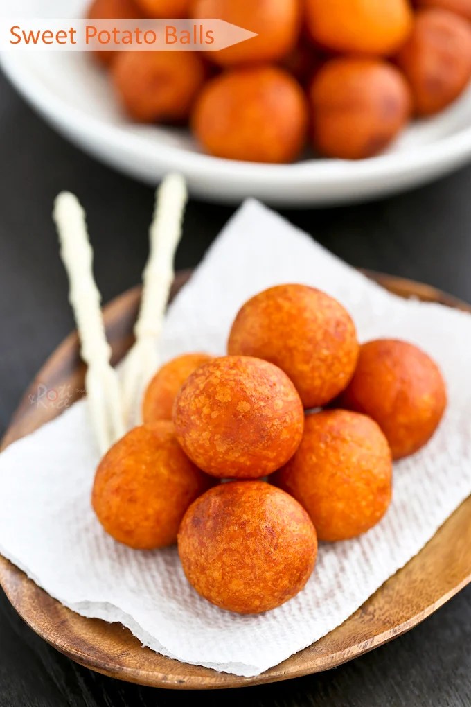 Sweet Potato Balls Roti n Rice