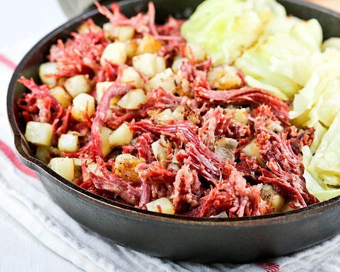 Corned Beef Hash Roti n Rice