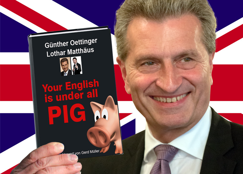 „See you, that you win land“! Englischlernen mit Oettinger und Matthäus