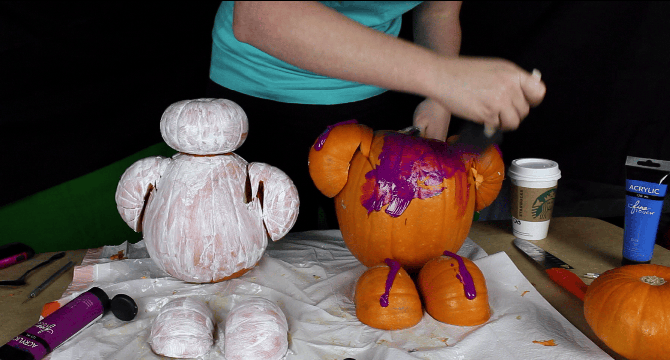  Baymax pumpkin Tutorial7