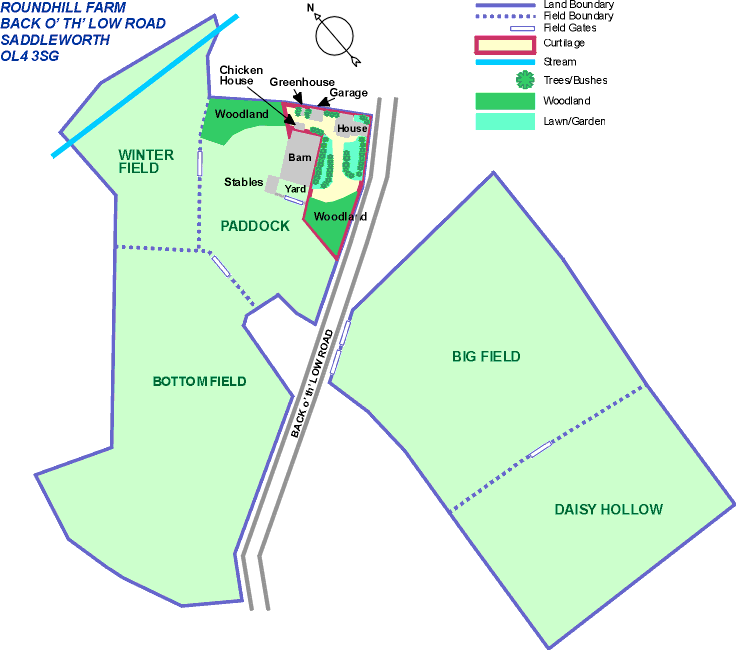 Roundhill Farm, Saddleworth Equestrian Property for Sale