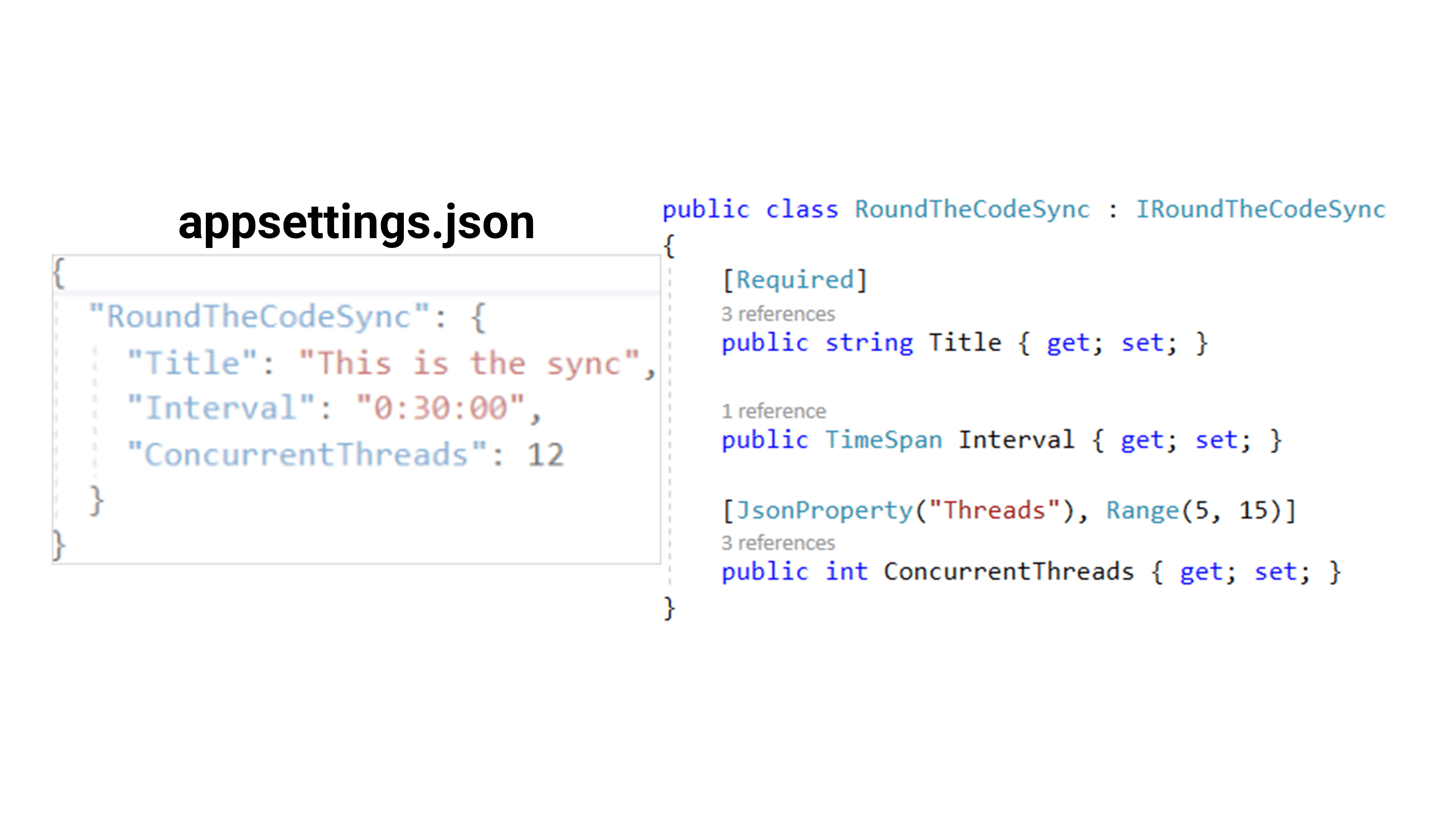 How to read the appsettings.json configuration in Core
