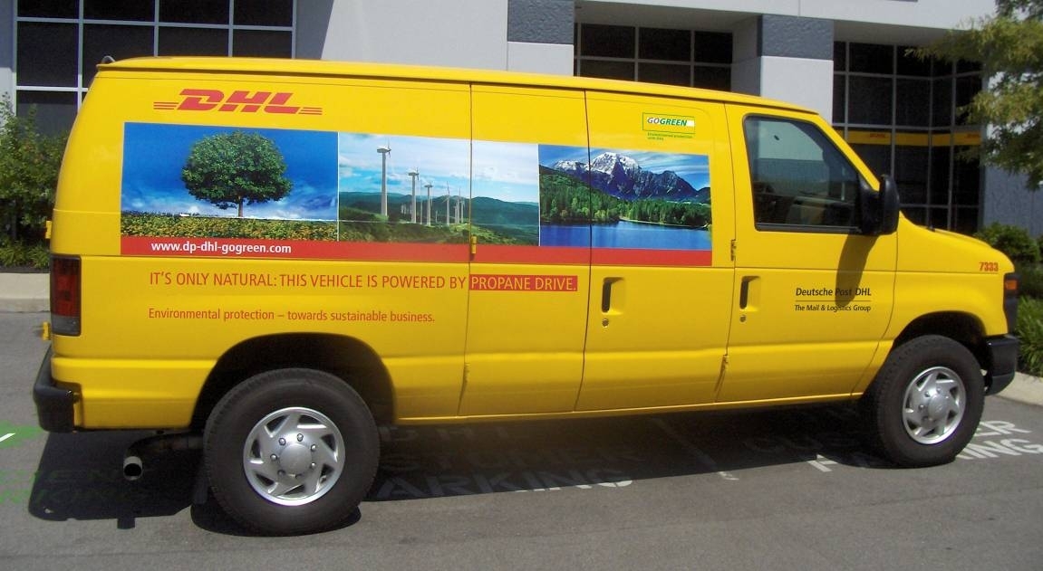 DHL Express Launches 100 Propane Autogas Vans for Pickup and Delivery