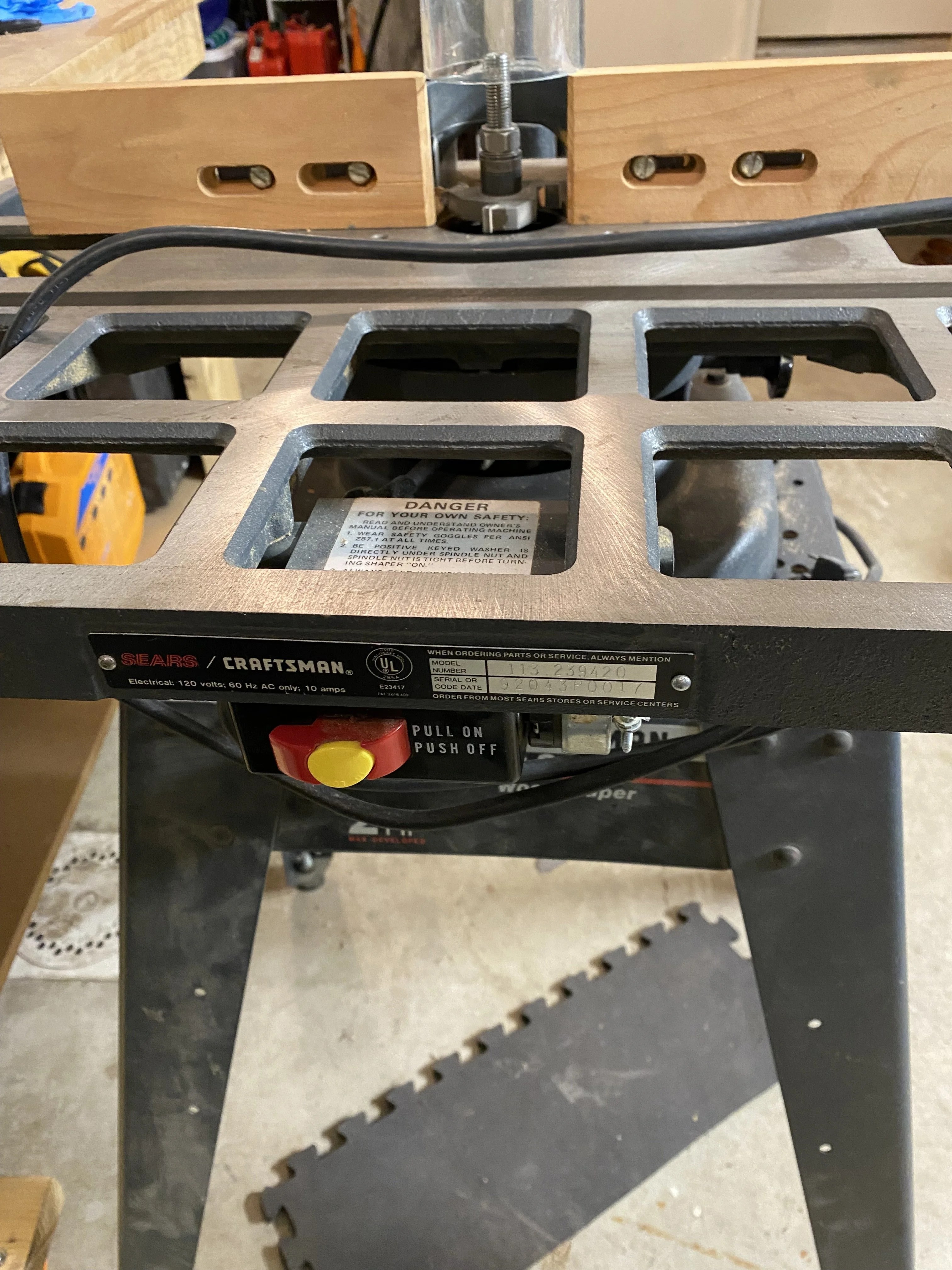 Craftsman Shaper Router Forums