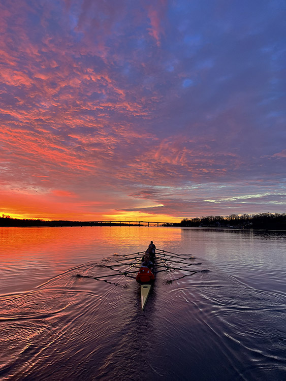 Nautical Sunrise row2k Rowing Photo of the Day