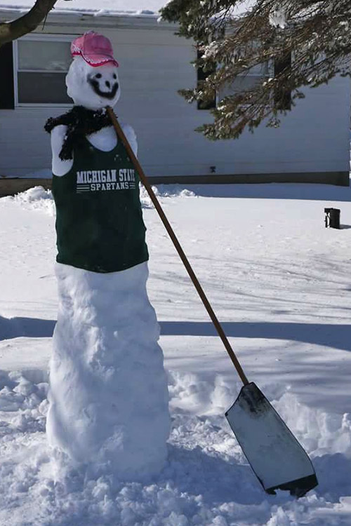 Spartan Snow Rower row2k Rowing Photo of the Day