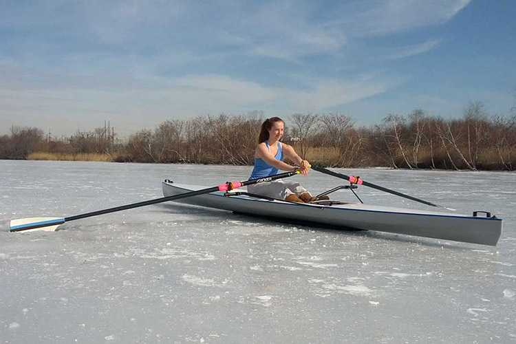 Ice Row row2k Rowing Photo of the Day