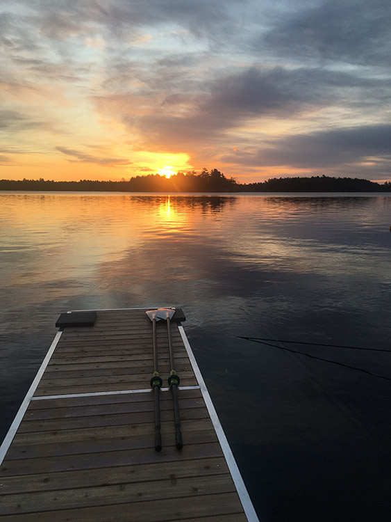 Pushaw Lake, Maine row2k Rowing Photo of the Day