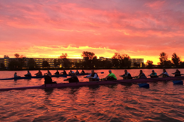 Carter Lake, Iowa row2k Rowing Photo of the Day