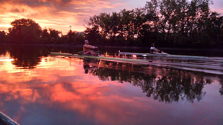 Nereid Sunrise row2k Rowing Photo of the Day