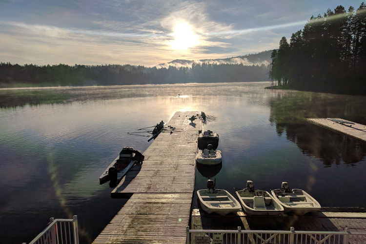 Shawnigan Lake Launch row2k Rowing Photo of the Day