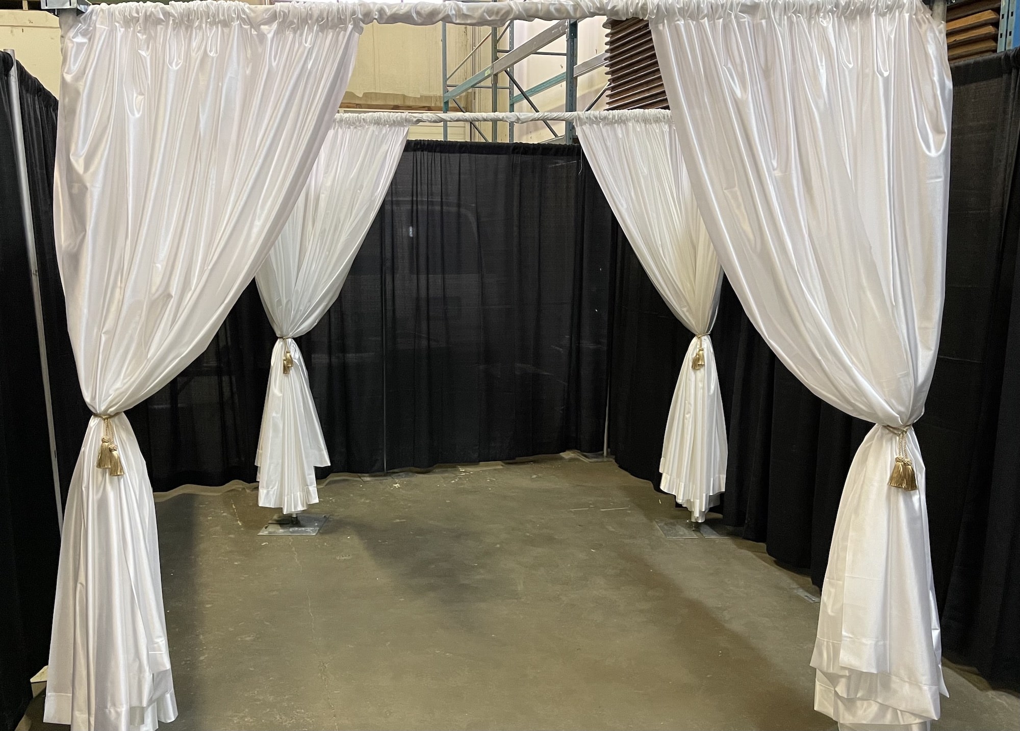 Draped canopy Rowe Events