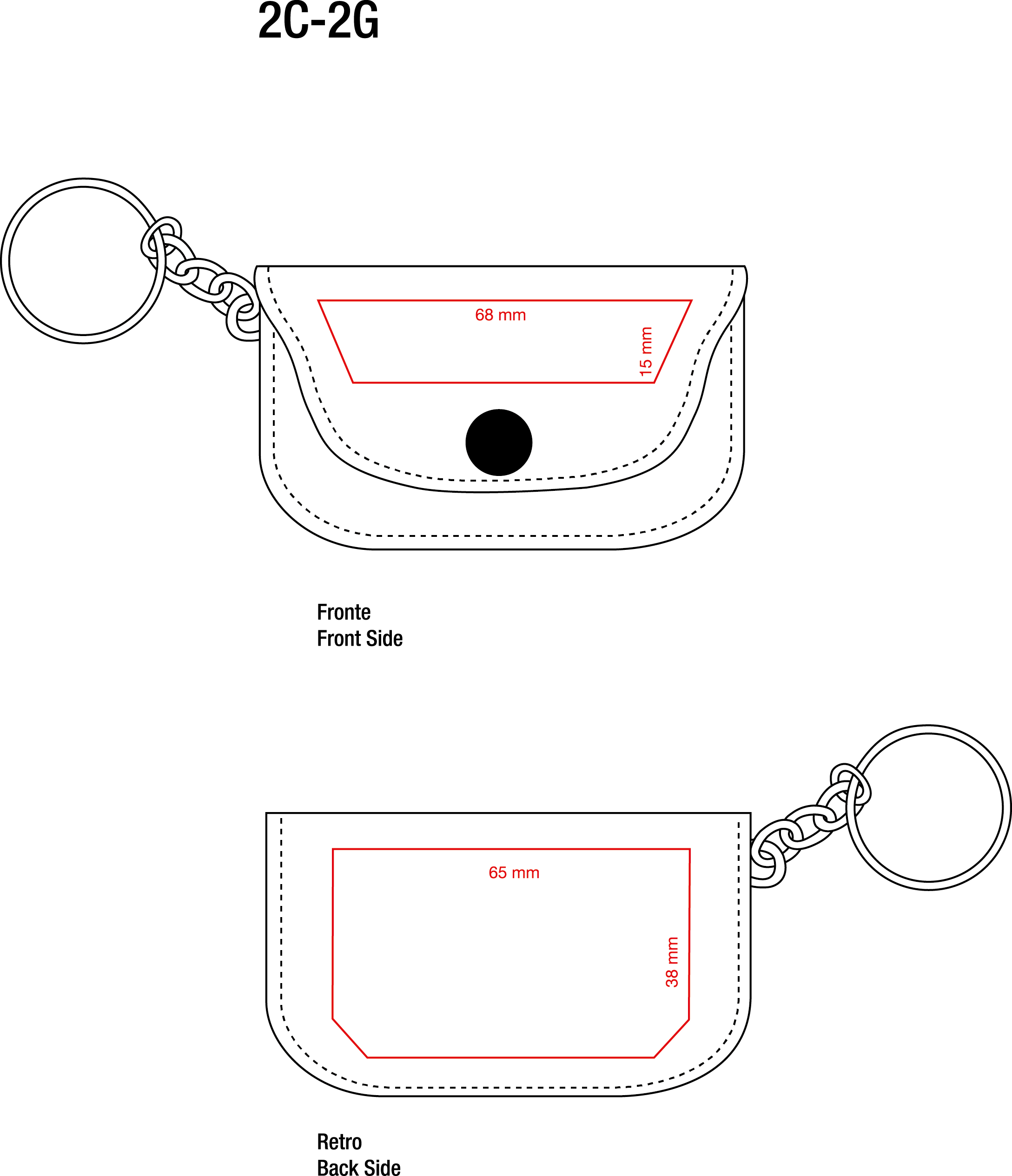 2C ==> keyholders leatherpc