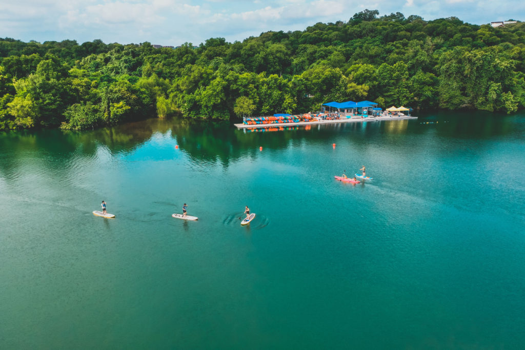 About Rowing Dock and Kayaking on Lady Bird Lake in Austin