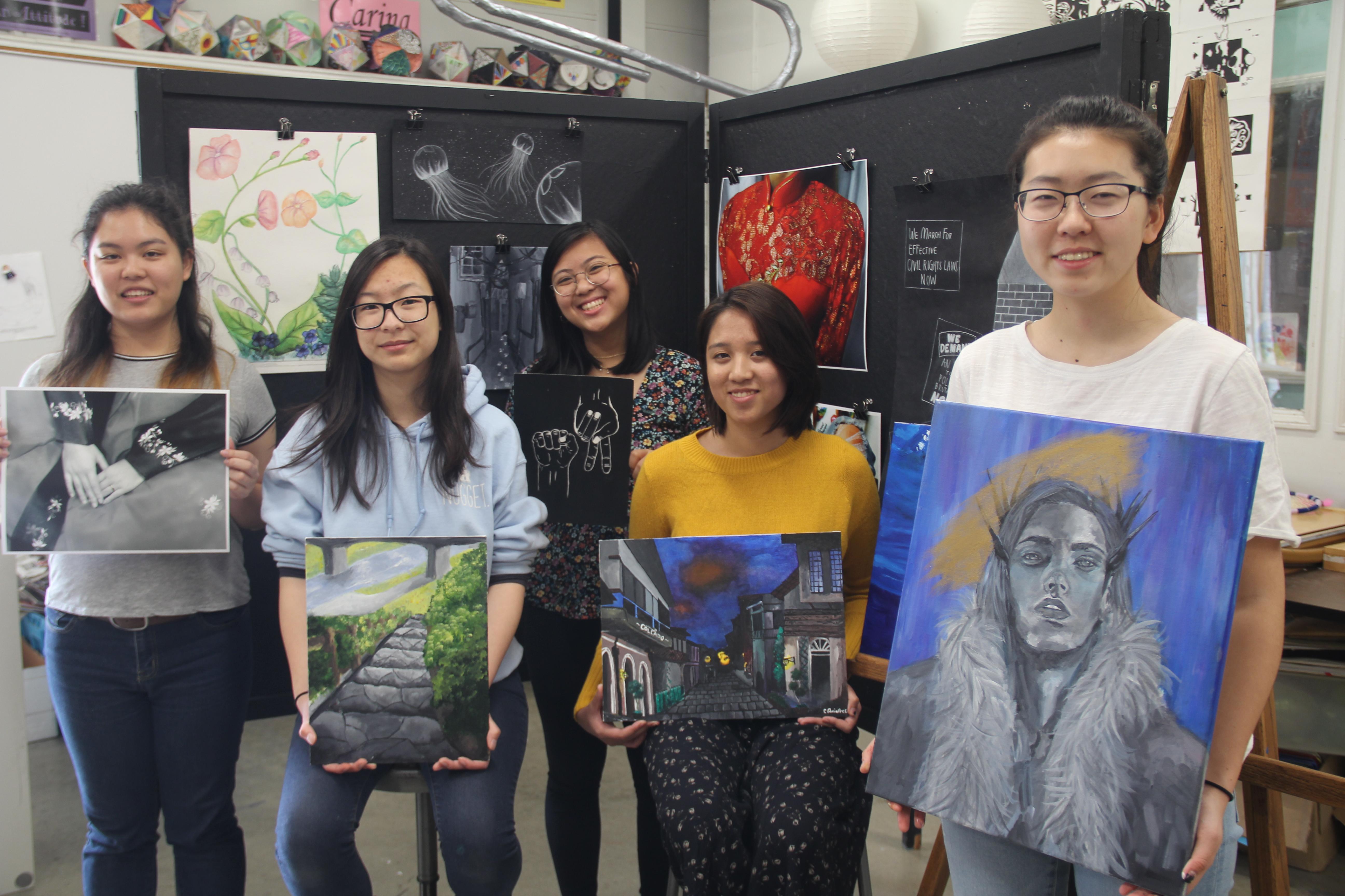 ROWLAND UNIFIED STUDENT 2018 ART EXHIBITION AT ROWLAND HEIGHTS COMMUNITY CENTER MARCH 22