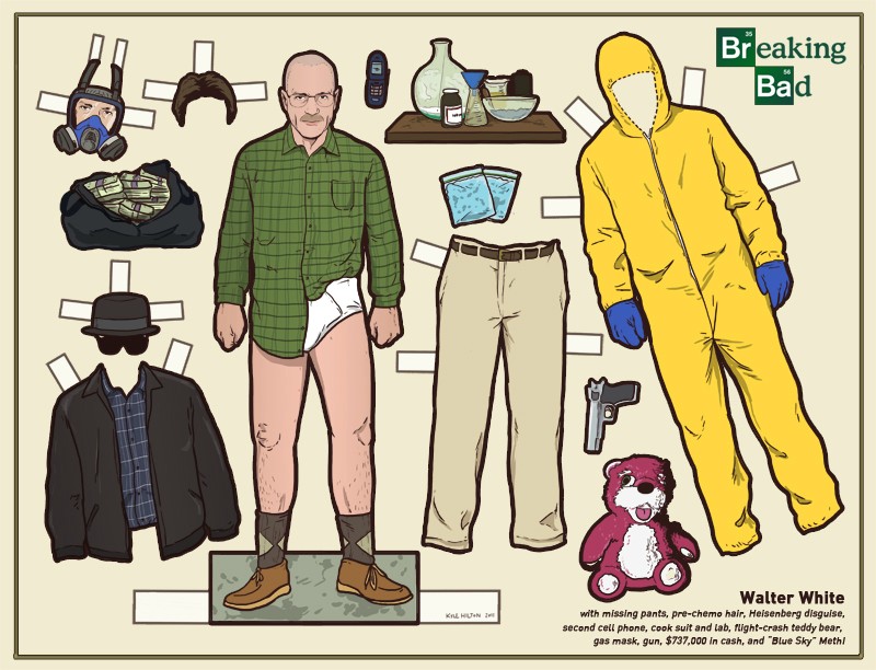 TV Character Paper Dolls
