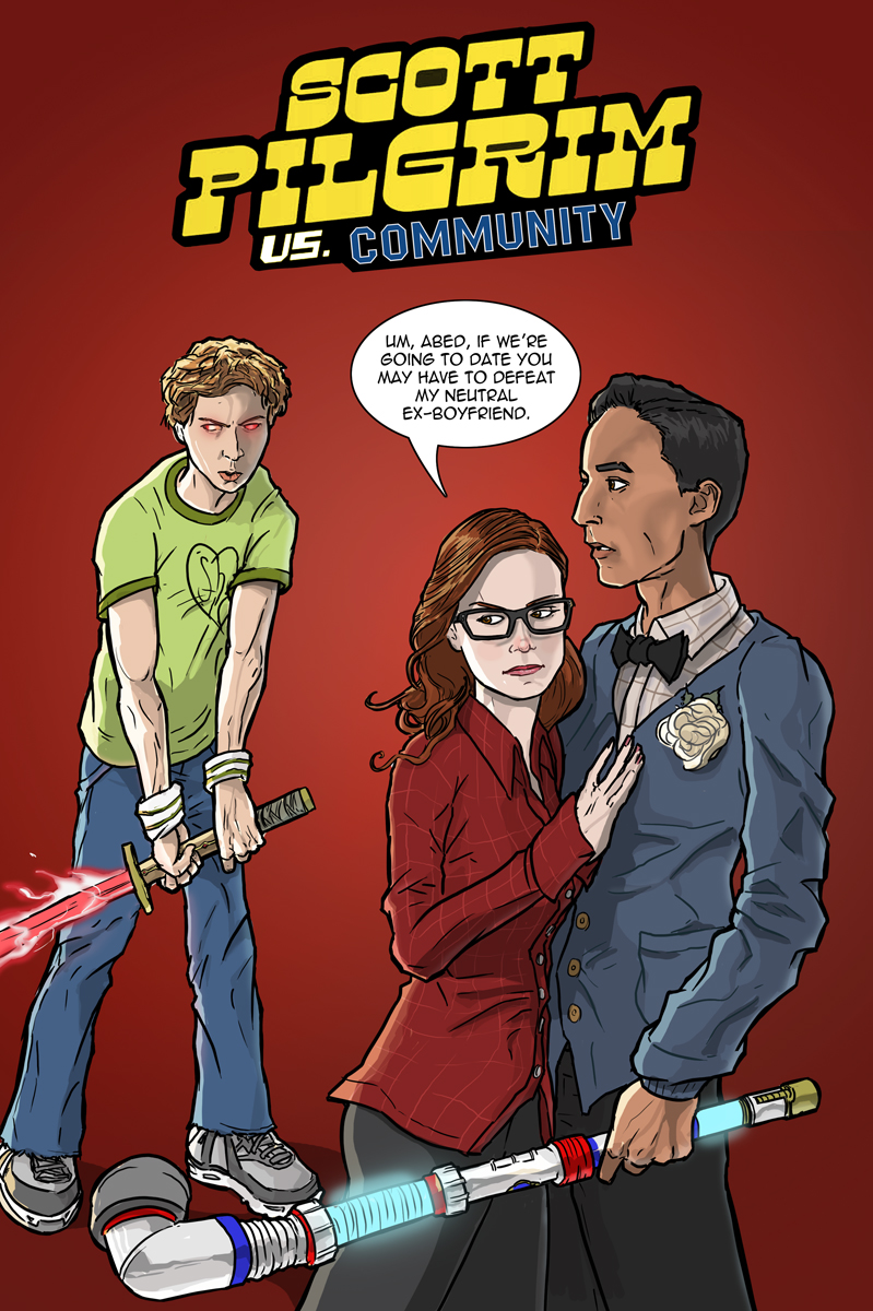 Scott Pilgrim vs Community Mashup by Ben Deguzman