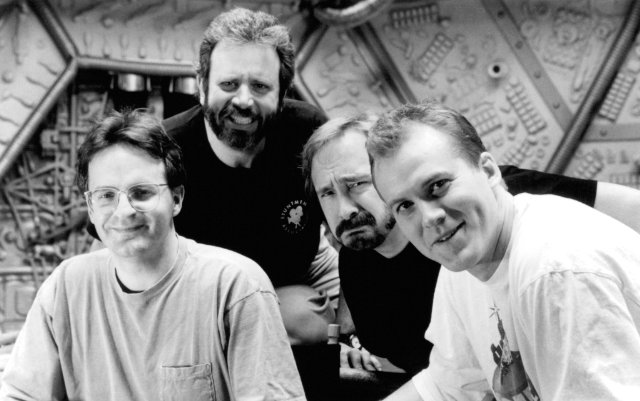 MSTK Behind the Scenes - Jim Mallon, Mike Nelson, Kevin Murphy, Trace Beaulieu - Mystery Science Theater 3000