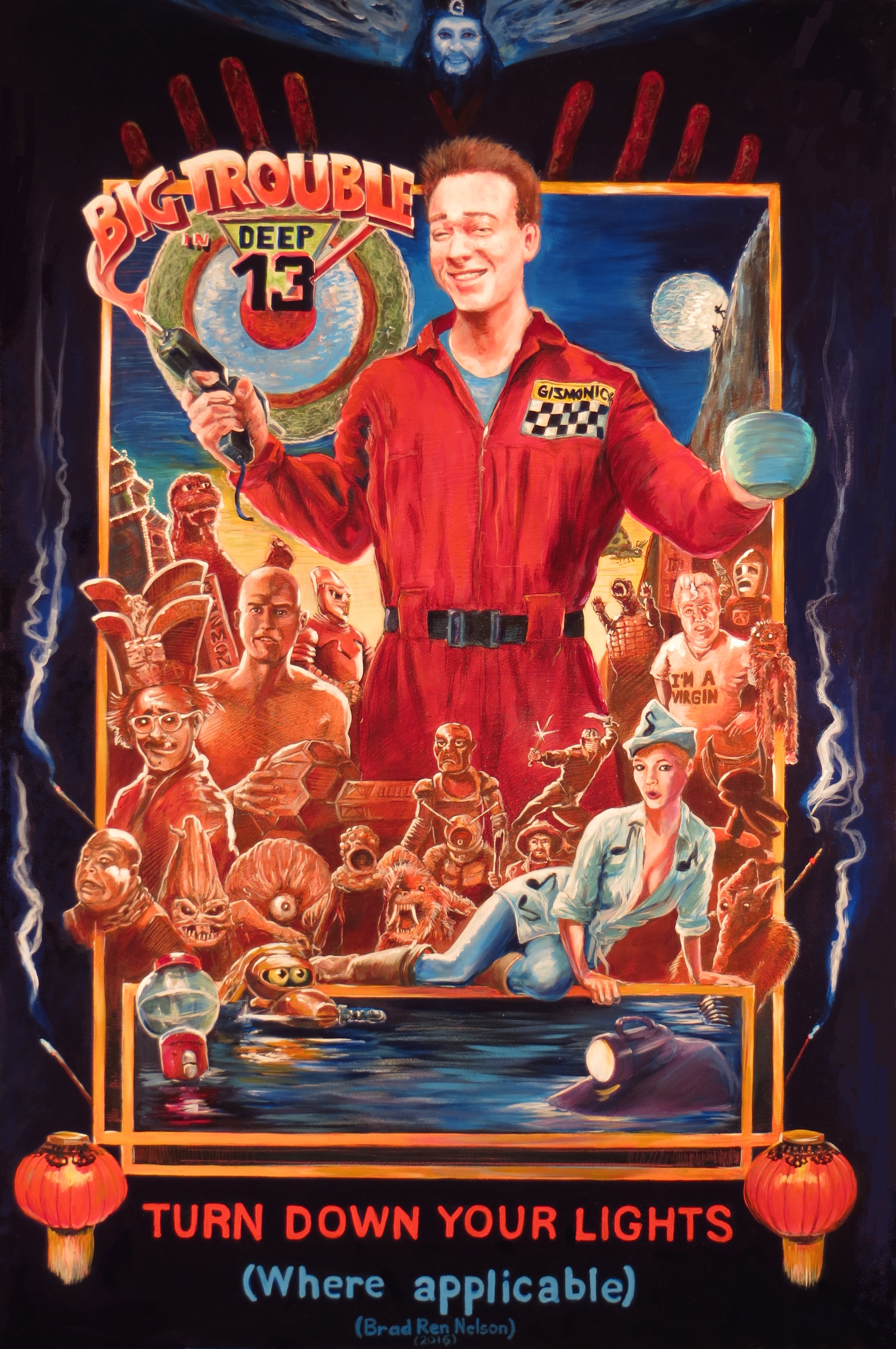 Big Trouble in Deep 13 by Brad Nelson [MST3K Art]
