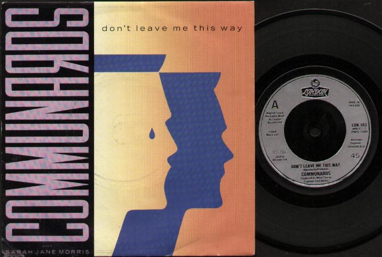 Communards Don't Leave Me This Way Records, LPs, Vinyl and