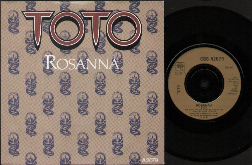 Toto Rosanna Records, Vinyl and CDs - Hard to Find and Out-of-Print