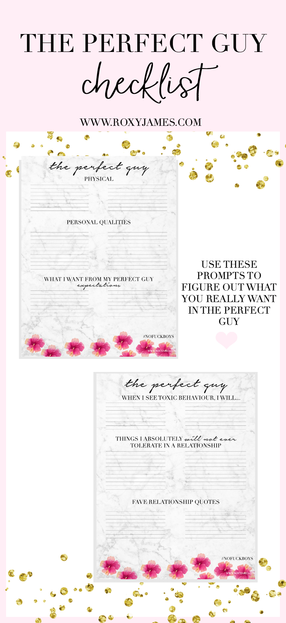 The Perfect Guy Checklist Find what you want in your Perfect Guy