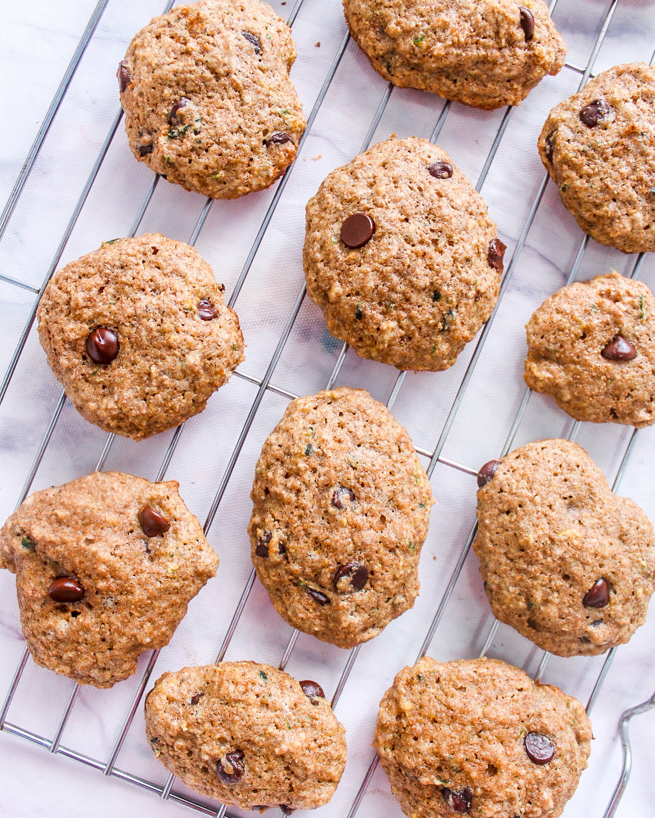 ZUCCHINI Chocolate Chip Cookies Fluffy and Delicious by Roxy James