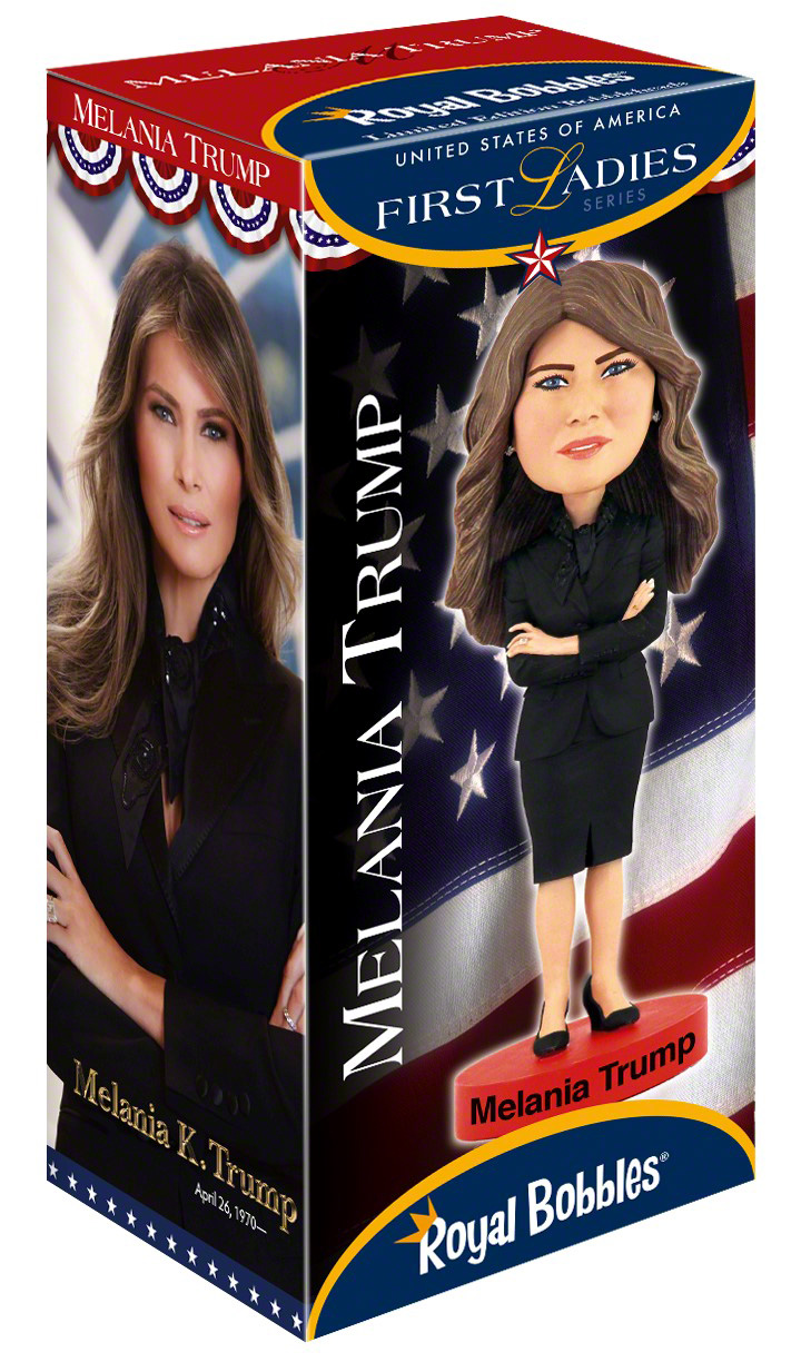 Melania Trump Standard Edition Bobblehead Royal Bobbles