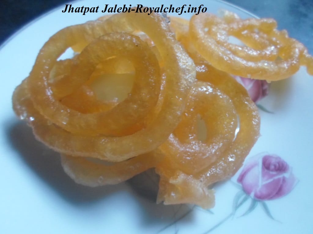 Jhatpat Jalebi Recipe in Marathi Royal Chef Sujata